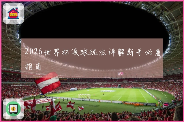2026世界杯滚球玩法详解新手必看指南
